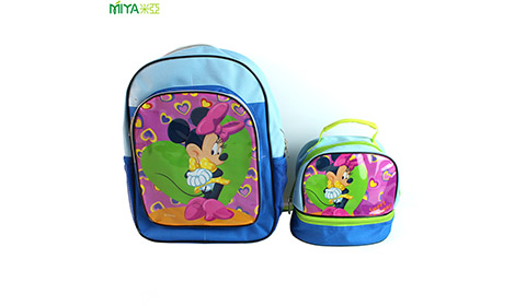 Minnie prints shool backpack