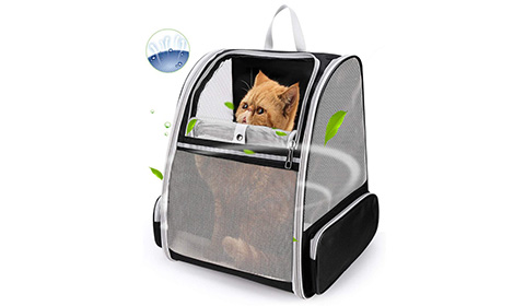 fully ventilated mesh pet bag