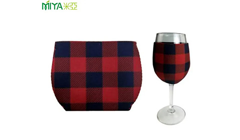 Neoprene wine glass cooler sleeve bag