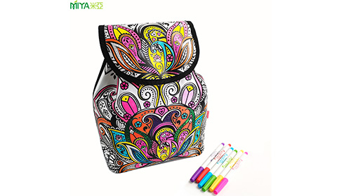 hot sales DIY paintable School Bag