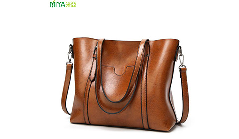 PU leatther one-shoulder bag