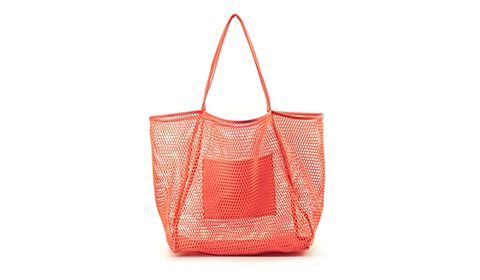 new fashion mesh tote beach bag