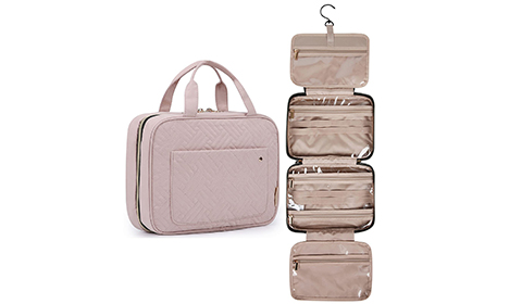 Toiletry Travel Bag with Hanging Hook Organizer Cosmetic Bag