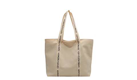 New design Women Canvas Bag Letters Cotton Fabric Tote Bag