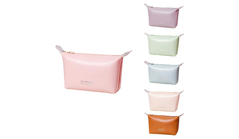 2023 new Soft Custom Private Label accessories Pu Leather Portable Waterproof Cosmetic pouch
