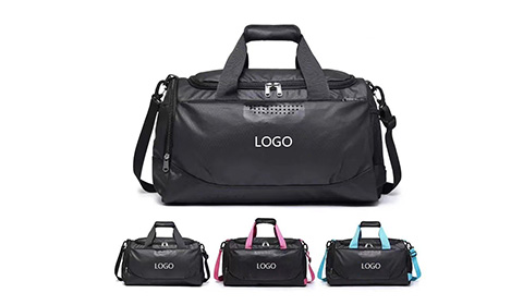 New design custom logo waterproof men and women sport travel bag with adjustable shoulder strap