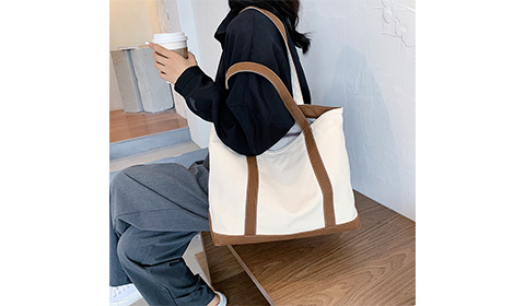 Eco- friendly organic cotton bag printed shopping bag