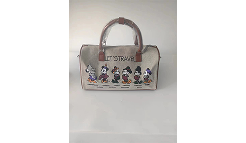 Large capacity cartoon duffel bag