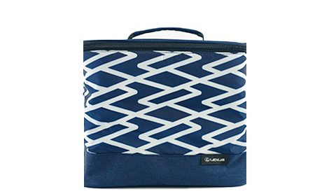 Insulated portable lunch bag Waterproof Oxford cloth large capacity with aluminum foil