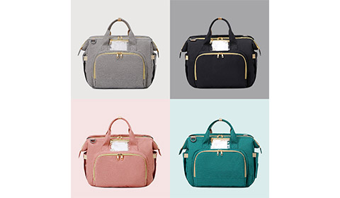 mommy bag with one adjustable shoulder strap for care baby