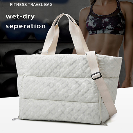 fashionable gym Outdoor zipper Large capacity oxford waterproof fitness ...