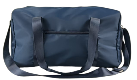 Navy Blue Duffel Bag, Fashion and Casual, Large Capacity, With Shoe Compartment, Portable Duffel Bag