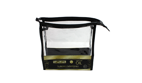 Custom Printed Clear PVC Zipper Bag with Zipper, Transparent Plastic Pouch for Product Packaging