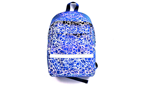 Reflective high-end sense, large capacity backpack, casual Instagram style, fashionable Korean version for boys and girls, simple student backpack, travel backpack