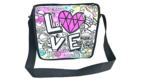 DIY Personalized Doodle Bags Art Activity Messenger Bag Craft