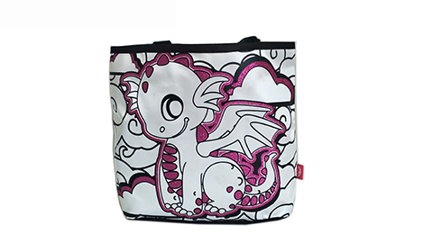 Glitter Coloring Crossbody Tote Bag DIY Painting Craft Supplies Color Handbag For Kids