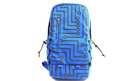 Reflective backpack ins trendy street style large cover side pocket student backpack 2026 spring new casual backpack