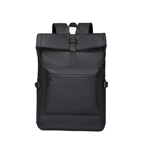 Cross border men's backpack with fashionable rolled edges, trendy and ...