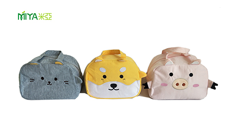 New children's cartoon cute animal shaped bento bag, bento bag, lunch bag, insulated bag, fresh-keeping bag