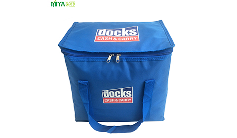 Spot aluminum foil insulation bag, hand-held fresh-keeping ice bag, wholesale folding zipper non-woven insulation bag, picnic bag customization