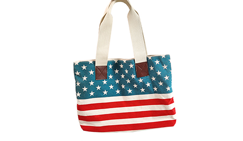 Reusable Country Flag Tote Bag Shopping Bags Beach Travel Portable Bags With Handle