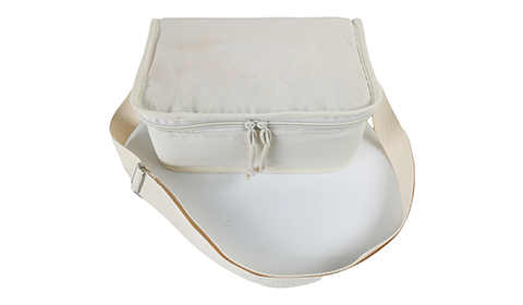 Yogurt bag insulation bag box square bento bag aluminum film waterproof canvas cotton portable handle insulation bag for freshness preservation